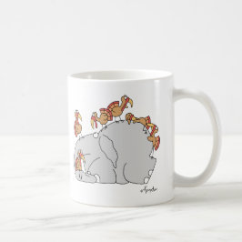 Caneca De Café Não deixe os perus te abaixarem