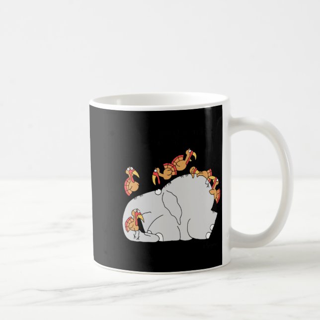 Caneca De Café Não Deixe Os Perus Te Abaterem  (Direita)