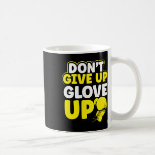 Caneca De Café Não Desista Glov Up Mma Kickboxing Kickboxer
