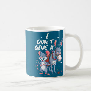 Caneca De Café Não dou uma ratazana rato & Divertido