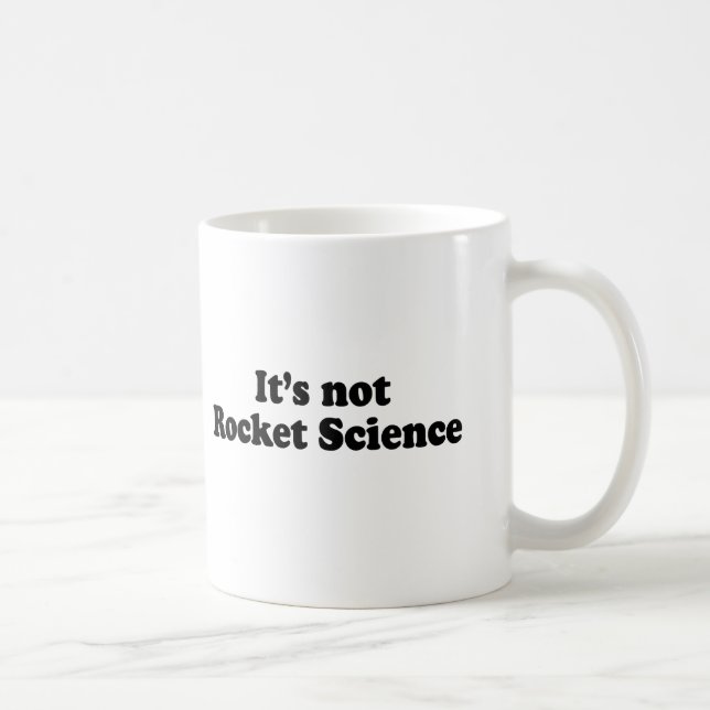 Caneca De Café Não é ASTRONÁUTICA (Direita)