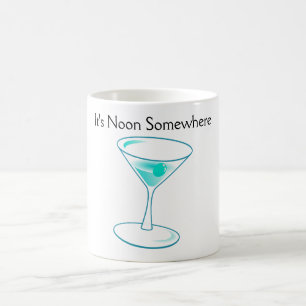 Caneca De Café Não é em algum lugar Feliz Hour Engraçado