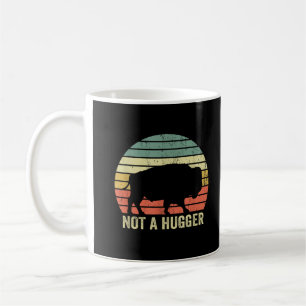 Caneca De Café Não é engraçado abraçar o Búfalo Bisão de Yellowst