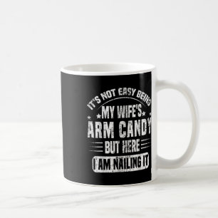 Caneca De Café Não é Fácil Ser o Acessório da Minha Esposa Retro 