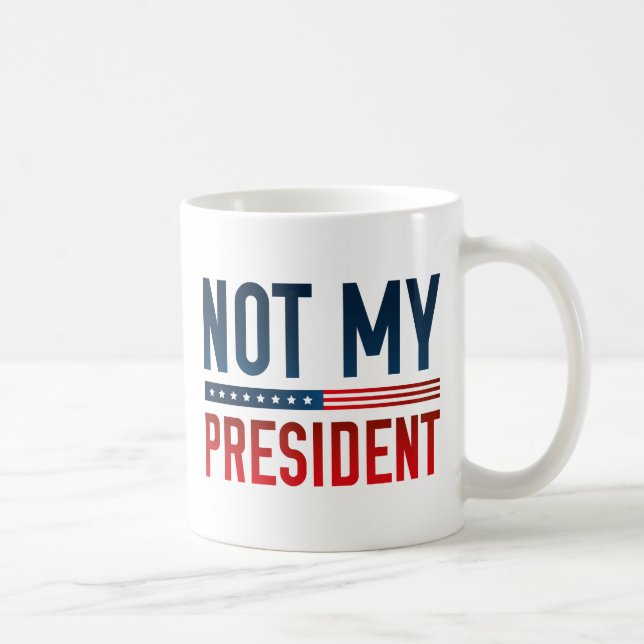 Caneca De Café Não é meu presidente (Direita)
