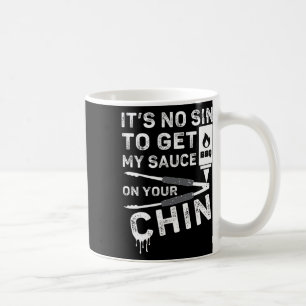 Caneca De Café Não é pecado colocar meu molho no seu Churrasco