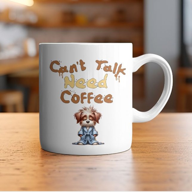 Caneca De Café Não é possível falar que precisa de café (Criador carregado)