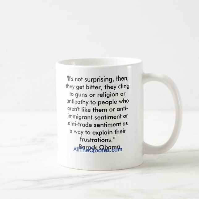 Caneca De Café "Não é surprising, a seguir, obtêm amargos, th… (Direita)