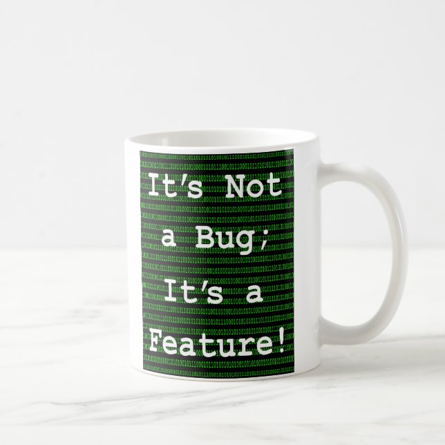 Caneca De Café Não é um Inseto, é um recurso! (Direita)