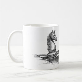 Caneca De Café Não é um jogo de xadrez engraçado para cavalos