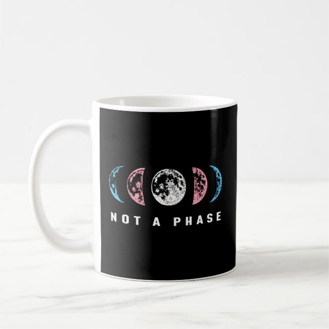 Caneca De Café Não É Um Orgulho Transgênero De Fase (Esquerda)