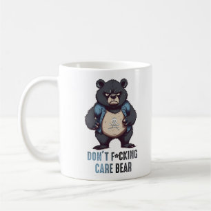 Caneca De Café Não encaixe no Urso de Cuidados