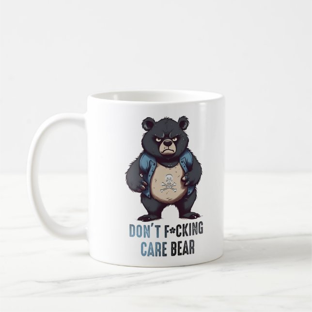Caneca De Café Não encaixe no Urso de Cuidados (Esquerda)