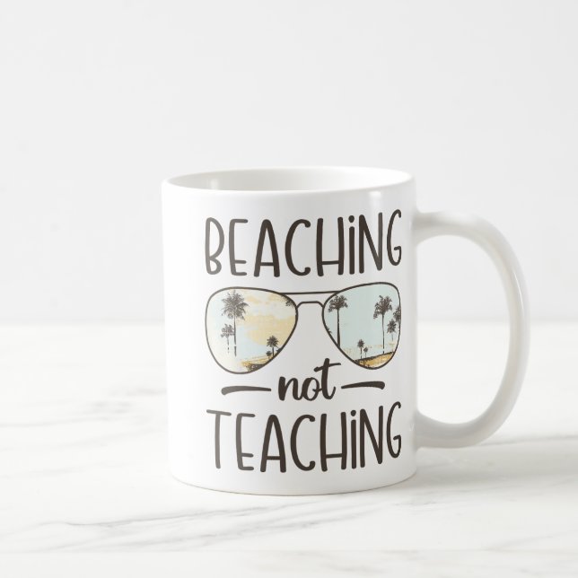 Caneca De Café Não Ensinando Férias de Verão de Professores Engra (Direita)