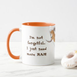 Caneca de café nao esquecido dos homens engraçados