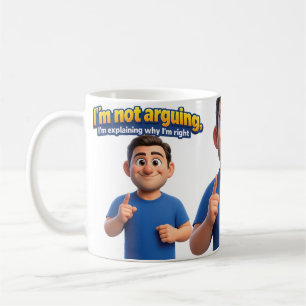 Caneca De Café Não estou discutindo