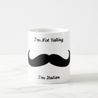 Caneca De Café Não Estou Gritando, Sou Italiano