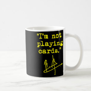Caneca De Café Não Estou Jogando Cartas - Zelenskyy