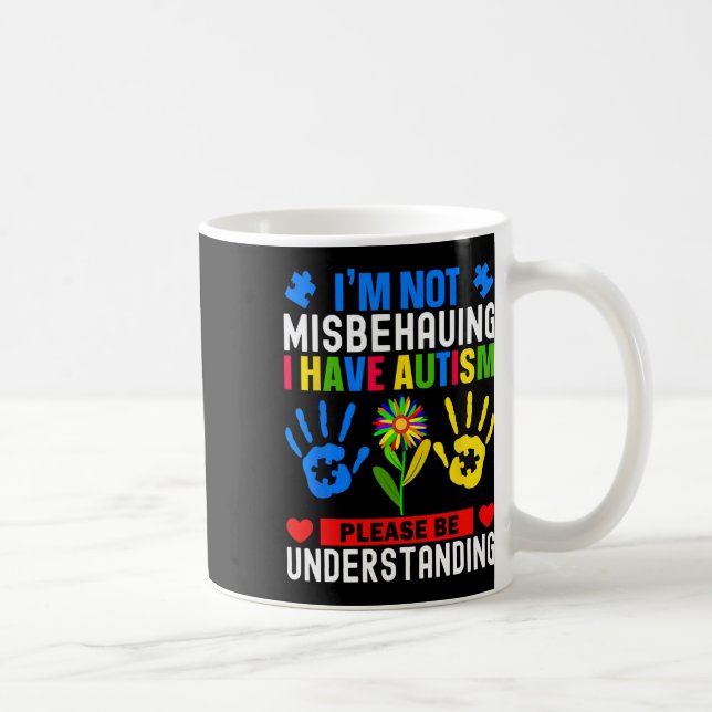 Caneca De Café Não Estou Me Comportando Mal, Tenho Conscientizaçã (Direita)