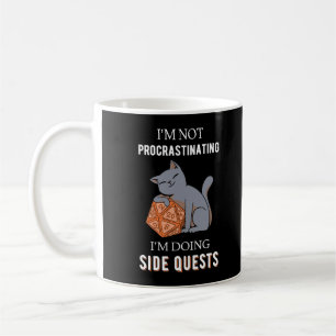 Caneca De Café Não estou procrastinando, estou fazendo buscas lat