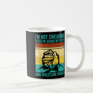 Caneca De Café Não estou xingando, estou usando as palavras da lu
