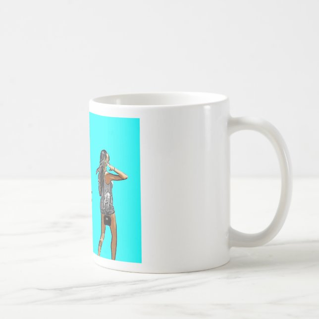 Caneca De Café ~Não fale comigo até que isto esteja vazio~ MUG (Direita)