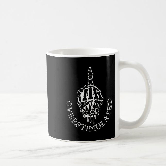 Caneca De Café Não Fale Comigo Quando Estou Superestimulado - Fre (Direita)