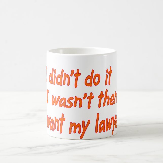 Caneca De Café Não fiz isso.... (Centro)