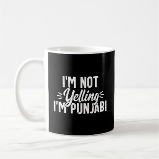 Caneca De Café Não Gritando a Novidade Indiana de Punjabi Desi