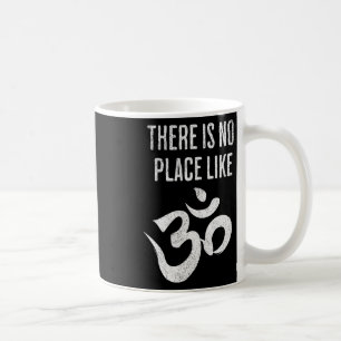 Caneca De Café Não Há Lugar Como Meditação de Yoga em Om Sânscrit