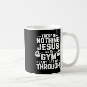 Caneca De Café Não há nada que Jesus e Gym não podem me levar
