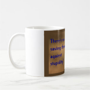 Caneca De Café Não há nenhum lance da economia contra a