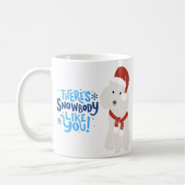 Caneca De Café Não Há Ninguém Como Você Poodle Natal