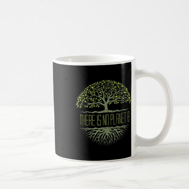 Caneca De Café Não Há Planeta B Dia da Terra (Direita)