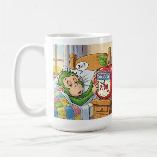 Caneca De Café Não Hoje, Alarme - Modo Macaco Sonolento 💤 🙈