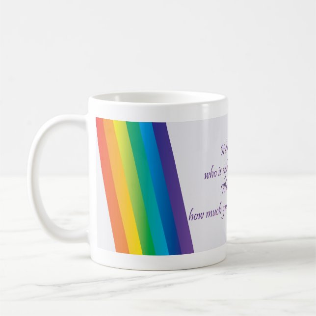 Caneca De Café Não importa quem são direito ou quem é errado (Esquerda)