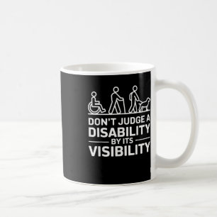 Caneca De Café Não Julgue Camisa de Conscientização sobre Deficiê