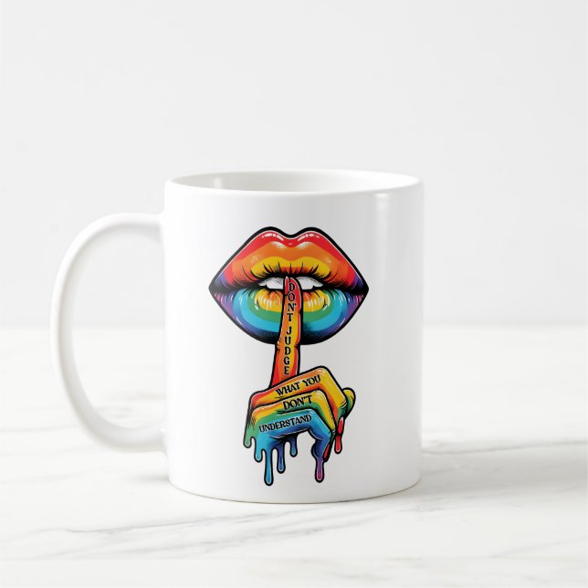 Caneca De Café não julgue o que não entende (Esquerda)