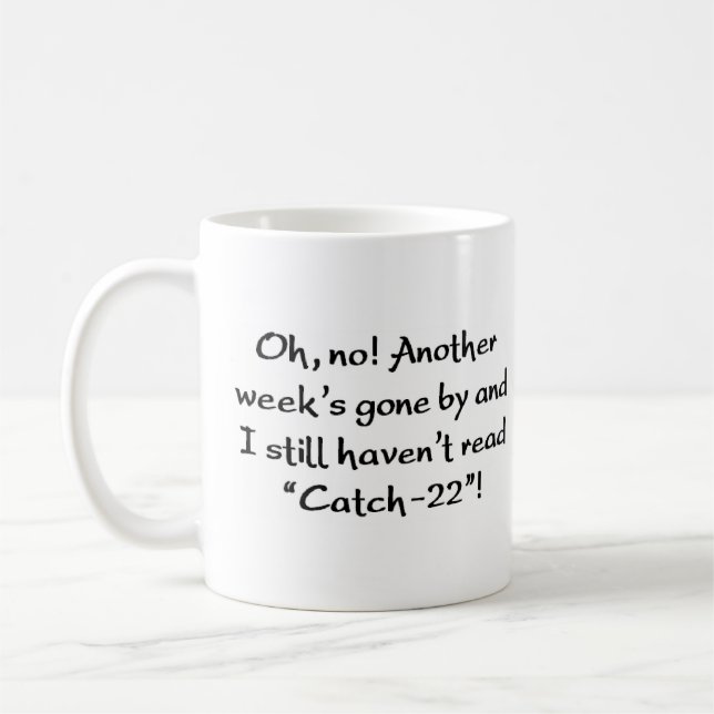 Caneca De Café não li "catch-22" (Esquerda)