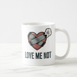 Caneca De Café Não Me Ame | Design Divertido de Desilusão Amorosa