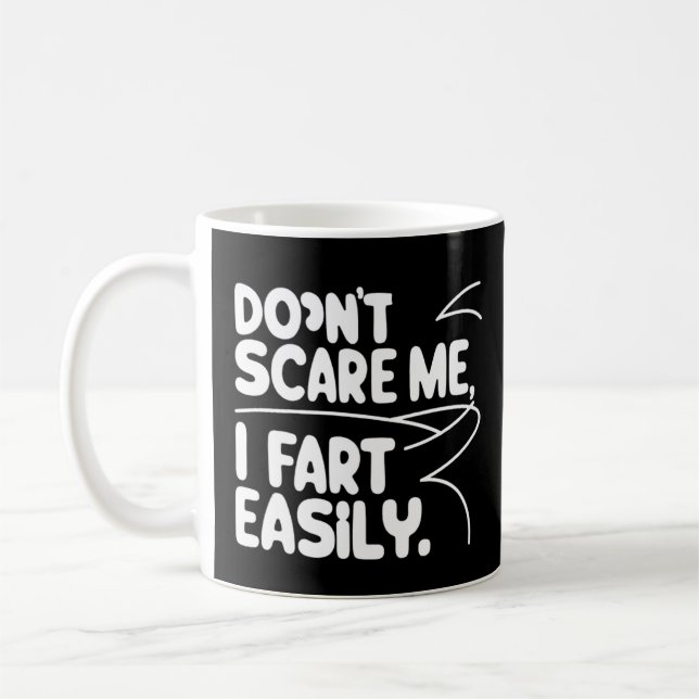 Caneca De Café Não me assuste, eu peido facilmente (Esquerda)