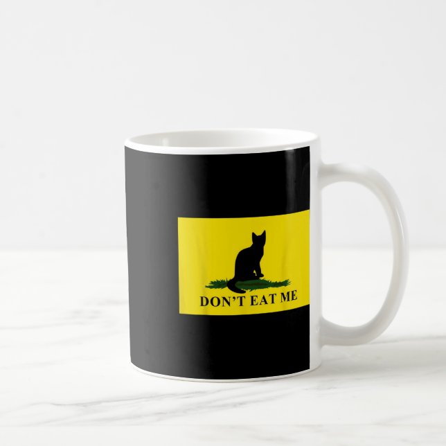 Caneca De Café Não me coma gatos para Trump 2024 (Direita)