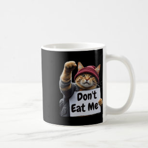 Caneca De Café Não me coma gatos para Trump 2024 Trump ou Tram