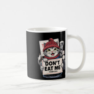 Caneca De Café Não Me Comam Gatos Para Trump 2024 Eleição Diverti