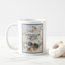 Caneca De Café Não me diga que não sou um gato bonito nos óculos