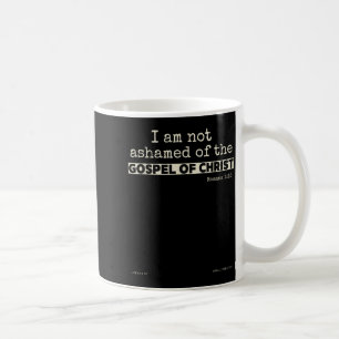 Caneca De Café Não Me Envergonho Do Evangelho De Cristo