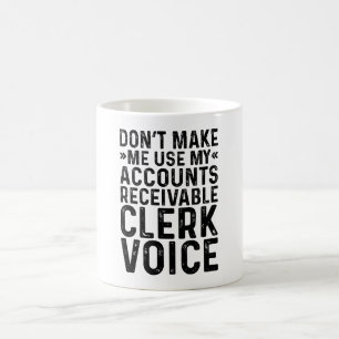 Caneca De Café Não Me Faça Usar Meu Funcionário de Contas a Receb