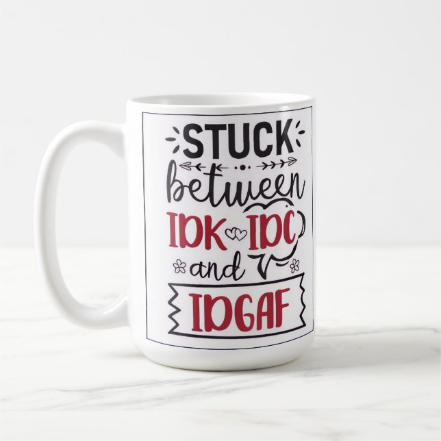 Caneca De Café Não me importo (Esquerda)
