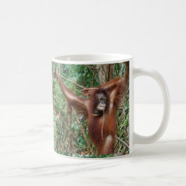 Caneca De Café Não me odeie por ser um belo Orangutan engraçado