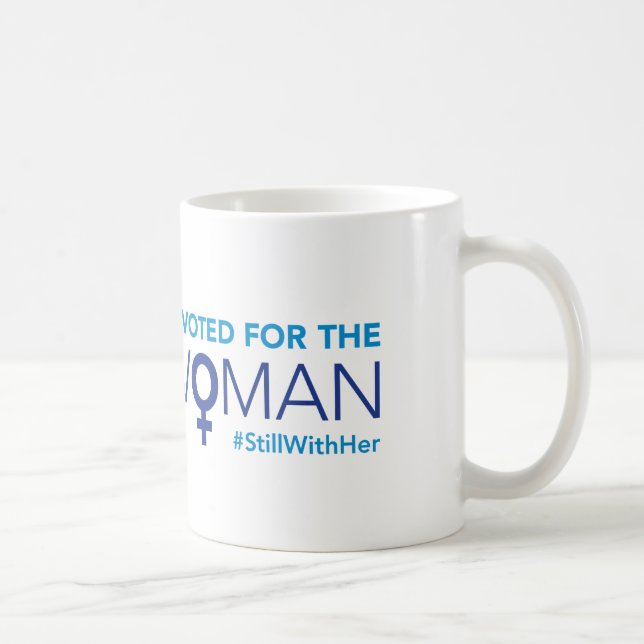 Caneca De Café Não me responsabilize, mim votou para a mulher (Direita)